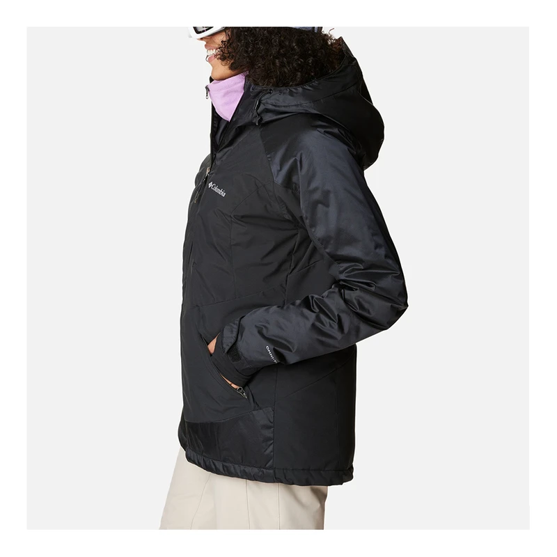 Columbia Womens Sweet Shredder II Jacket Black Black Sheen Sportp