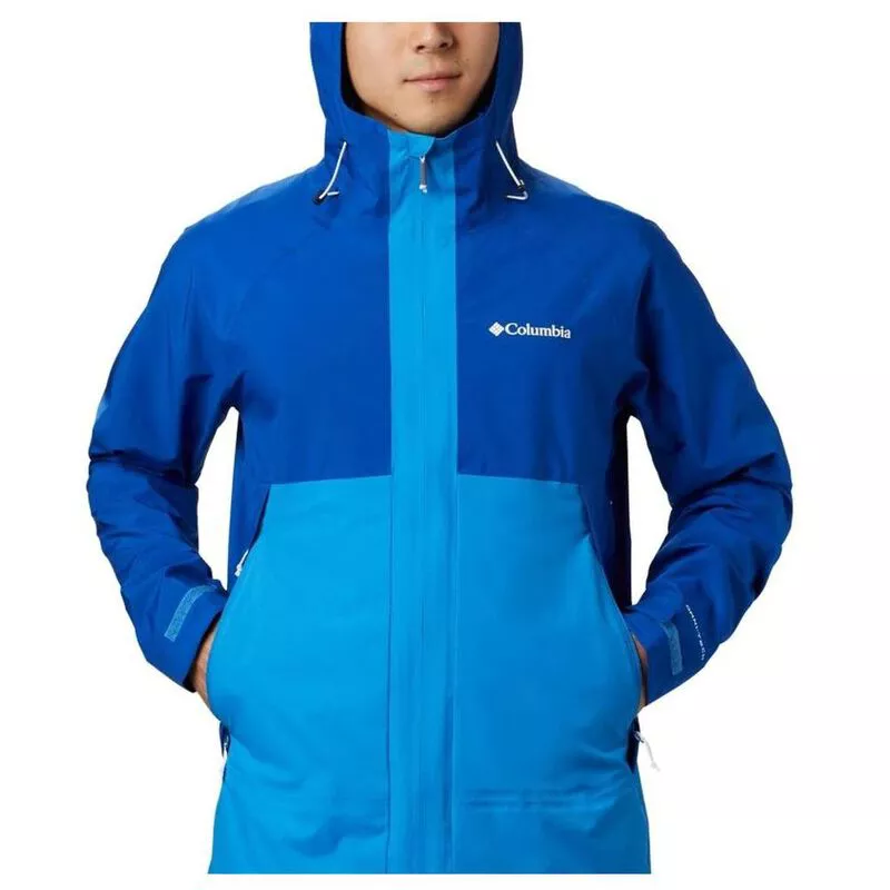 Columbia Mens Evolution Valley Jacket Azure Blue Azul Sportpursuit