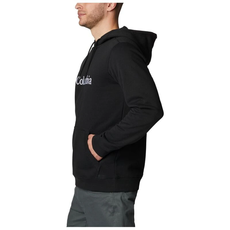 Columbia Mens CSC Basic Logo Hoody Black White CS Sportpursuit