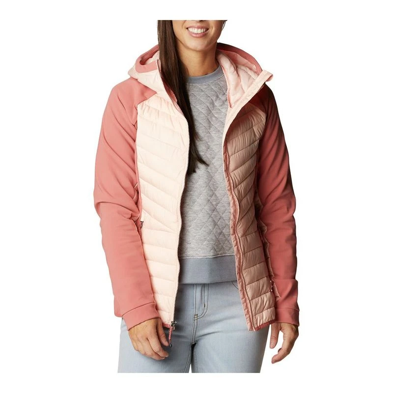 Columbia Womens Powder Lite Hybrid Jacket Pink Sportpursuit