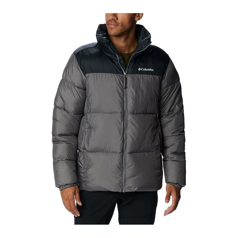 Columbia Mens Puffect II Jacket Grey Sportpursuit