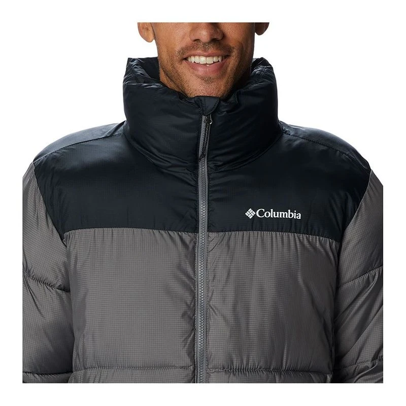 Columbia Mens Puffect II Jacket Grey Sportpursuit