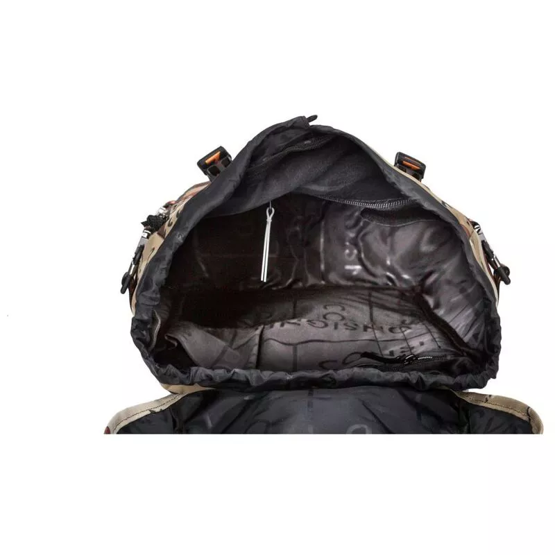 Flapover expandable backpack top
