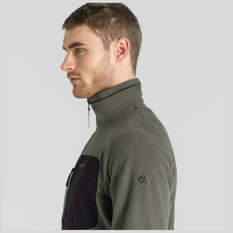 Craghoppers Mens Corey Plus Fleece Jacket Woodland Green Sportpurs