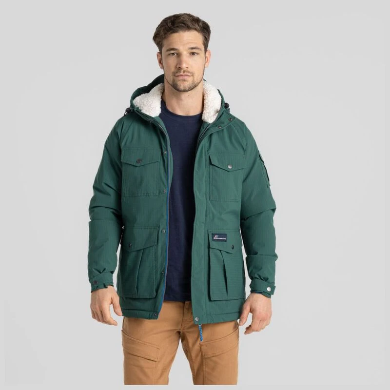 Craghoppers Mens Waverly Thermic Waterproof Jacket Evergreen Sport