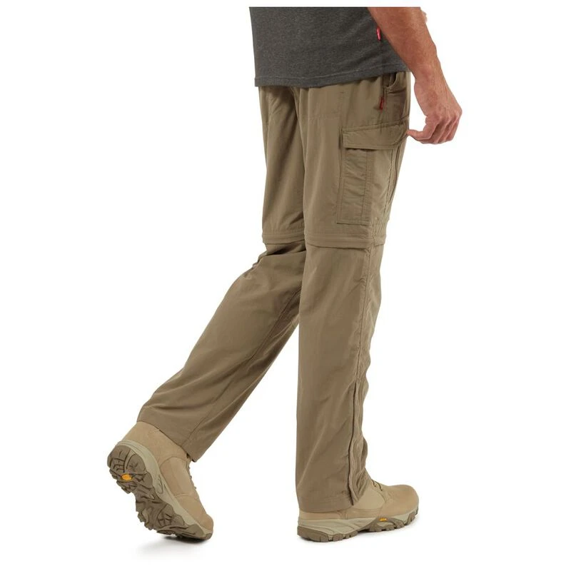 Craghoppers Mens NosiLife Convertible Trousers (Pebble) | Sportpursuit