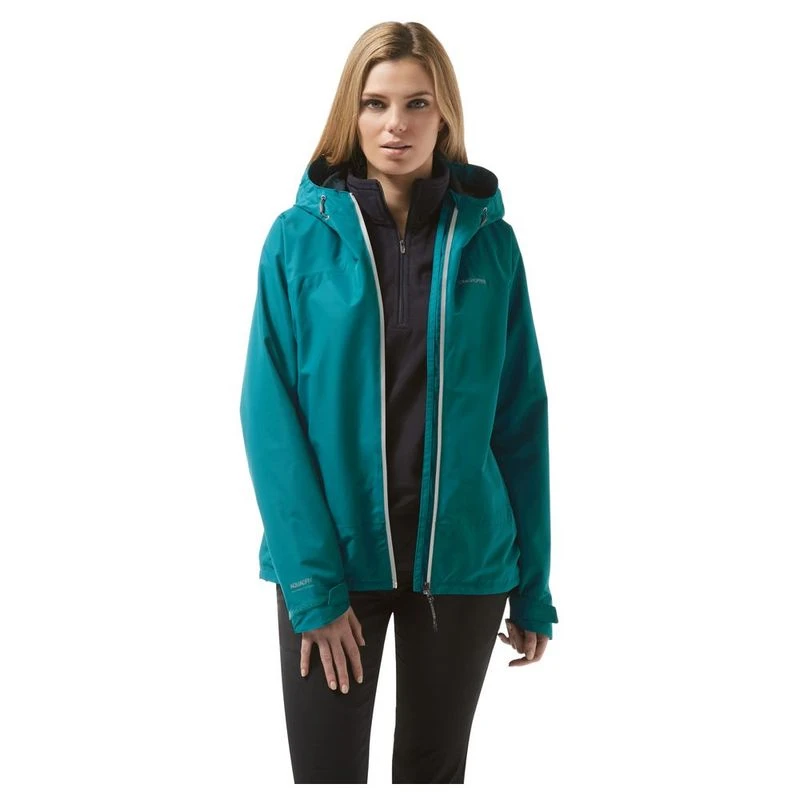 Craghoppers Womens Apex Waterproof Jacket Forest Teal Sportpursuit