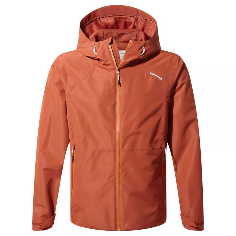 Craghoppers Mens Balla Waterproof Jacket Burnt Whisky Sportpursuit