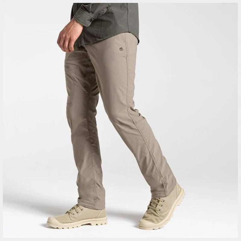 Craghoppers Mens Nosilife Pro Active Trousers Pebble Sportpursuit