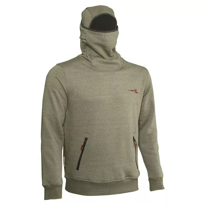 Cresta Mens X Alp Ninja Hoodie Khaki Sportpursuit