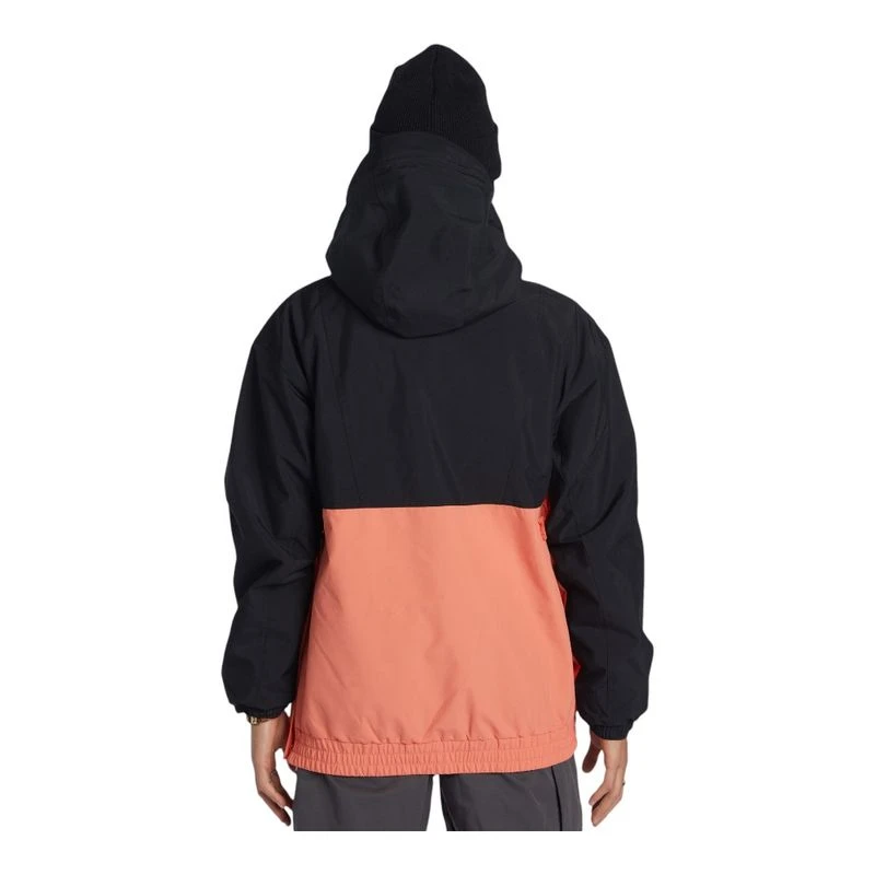Womens black anorak jacket top