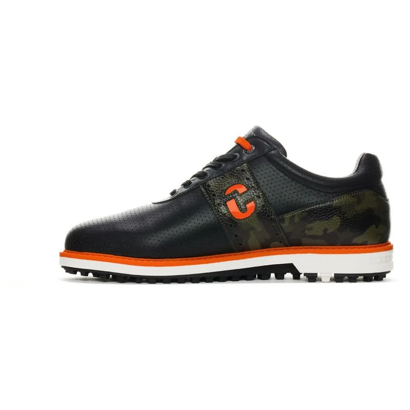 Black and orange golf shoes online