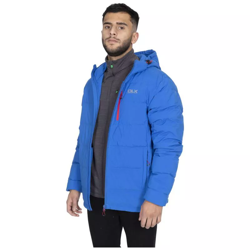 DLX Mens Crane Down Jacket Blue Sportpursuit