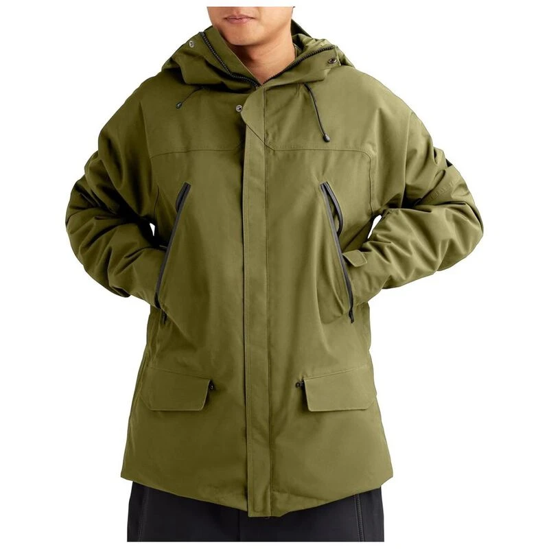 Dakine Mens Reach 20k Insulated Parka Earth Green Sportpursuit