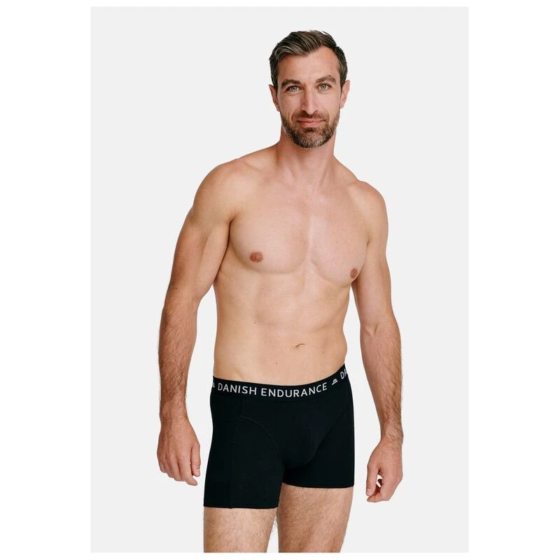 Danish Endurance Mens Classic 6 Pack Underwear (Black)