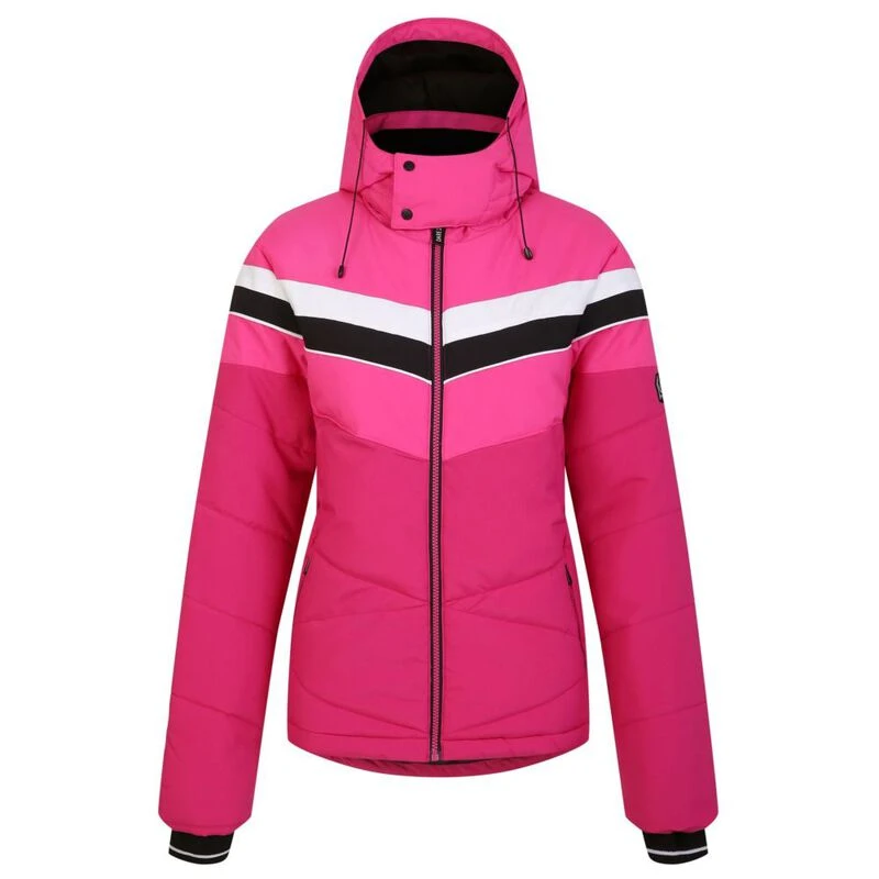 Dare2B Womens Powder Jacket (Pure Pink/Boudoir Red) | Sportpursuit.com
