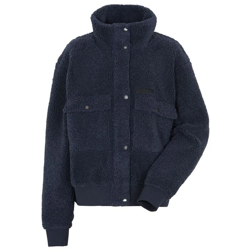 Girls navy shop fleece jacket
