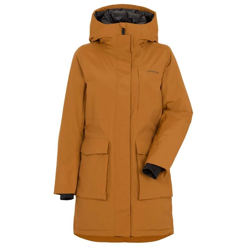 Didriksons Womens Leya Waterproof Insulated Parka (Cayenne) | Sportpur