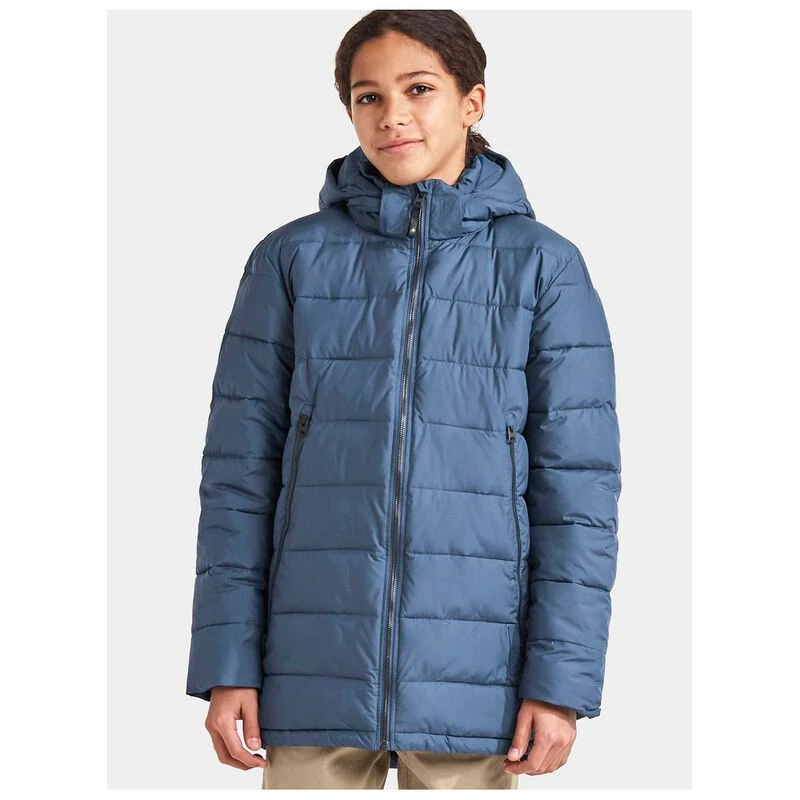 Didriksons Boys Valetta Insulated Jacket Cold Blue Sea Sportpursui