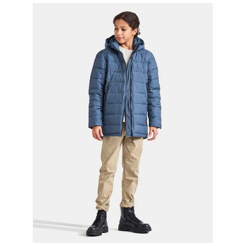 Didriksons Boys Valetta Insulated Jacket Cold Blue Sea Sportpursui