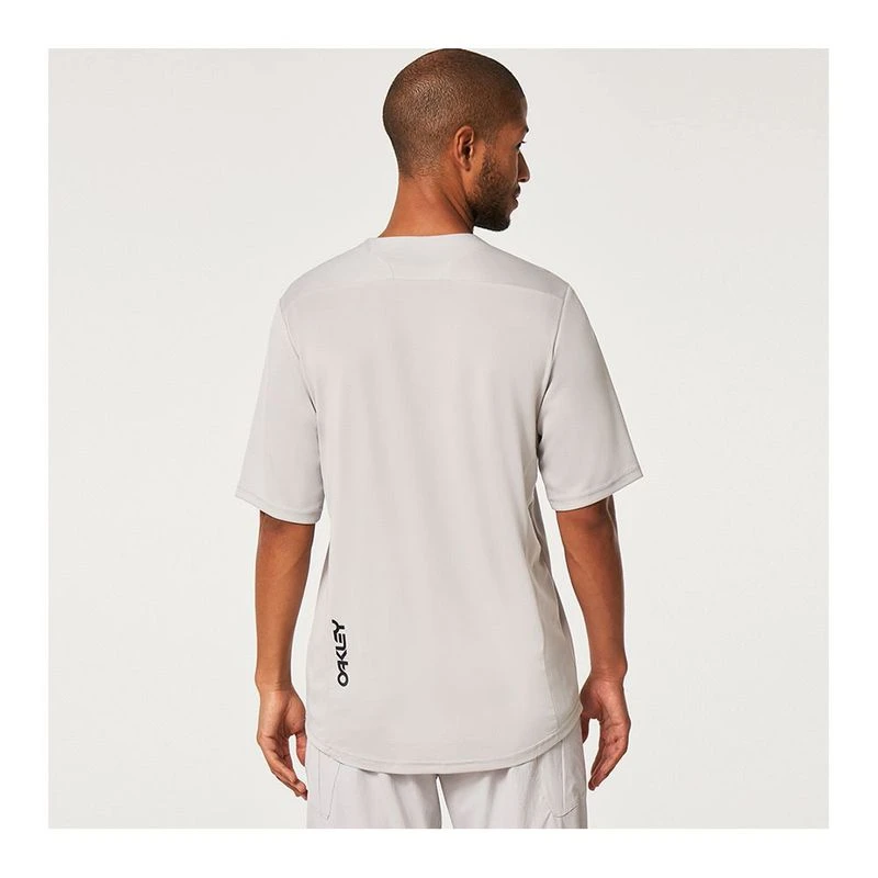 Oakley Mens Factory Pilot Lite MTB Jersey White Sportpursuit