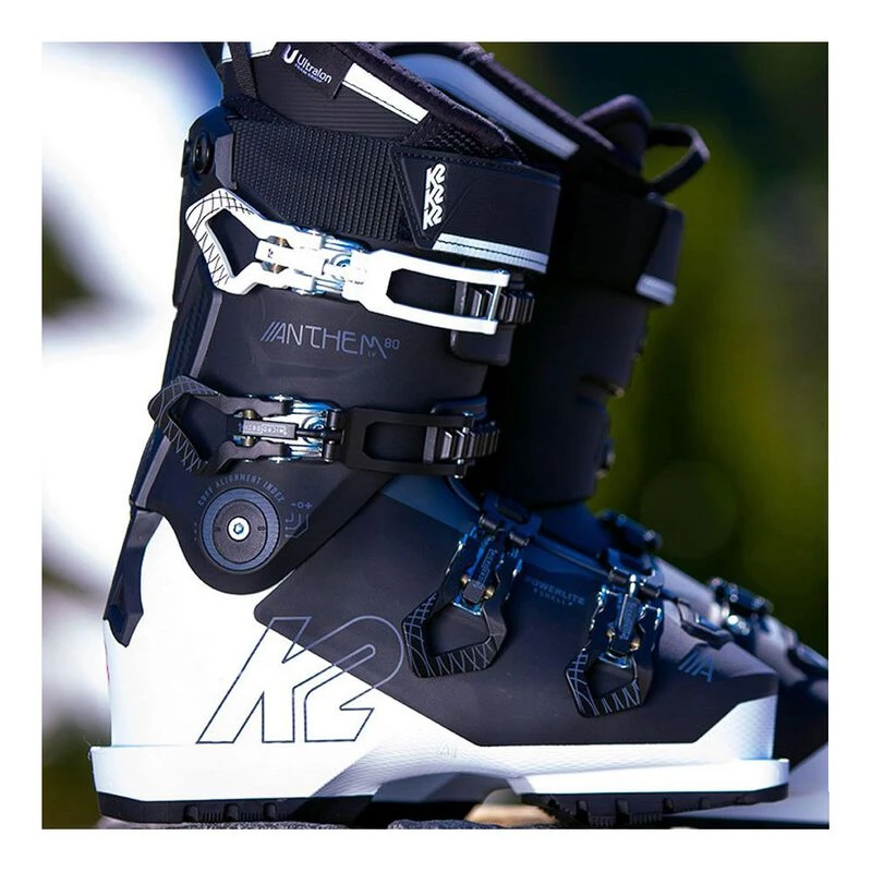 K2 Womens Anthem 80 MV GW 20 21 Ski Boots Black White Sportpursuit