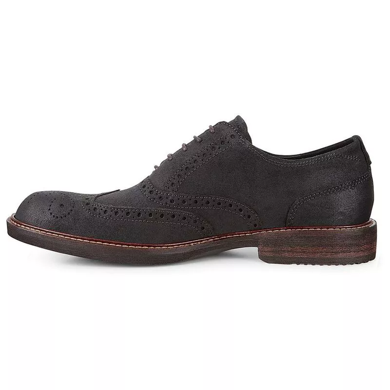 Ecco Mens Kenton Shoes Black Sportpursuit