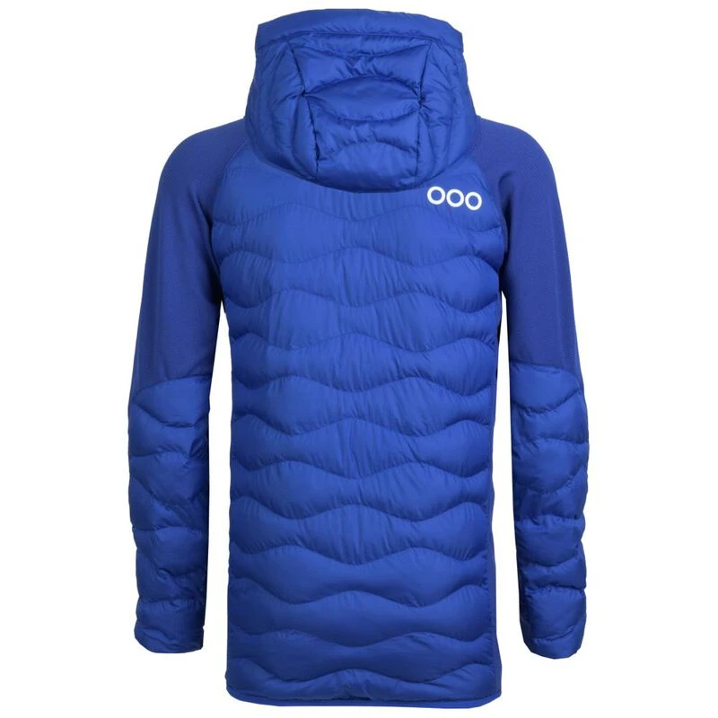 Ecoon Mens Ecoactive Hybrid Insulated Hooded Jacket Blue Sportpurs