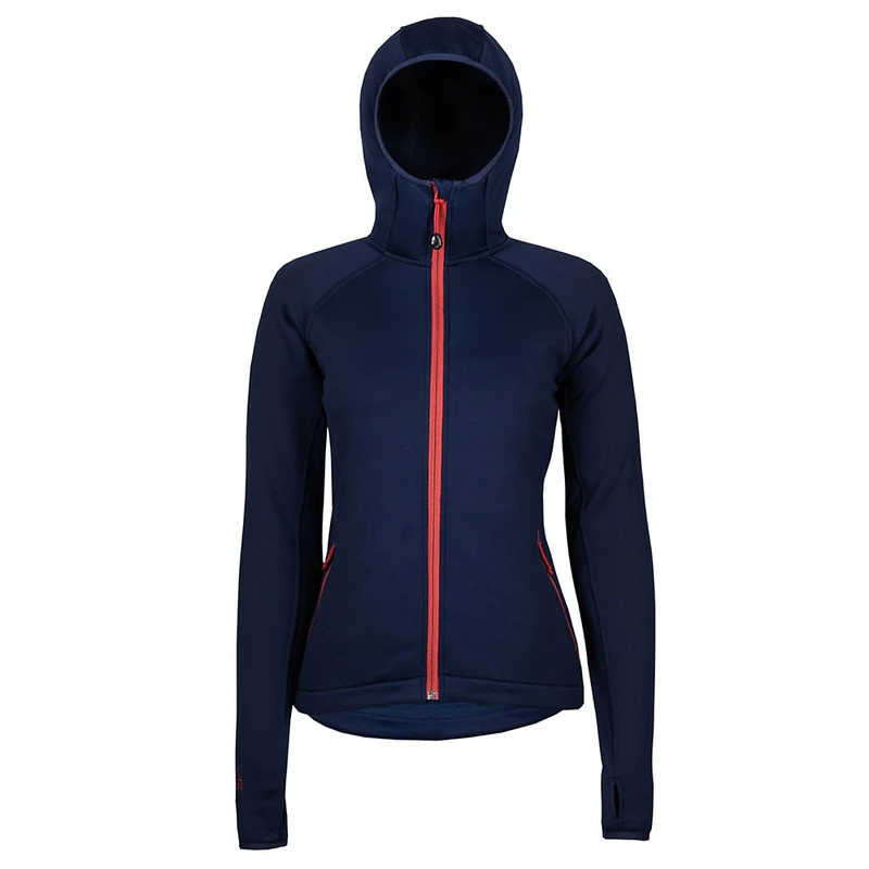 Fjern Womens Vandring Stretch Fleece Jacket (Navy/Rust) | Sportpursuit