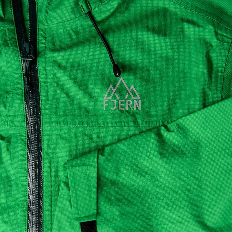 Fjern Mens Skjold Packable Waterproof Jacket (Green/Pine) | Sportpursu