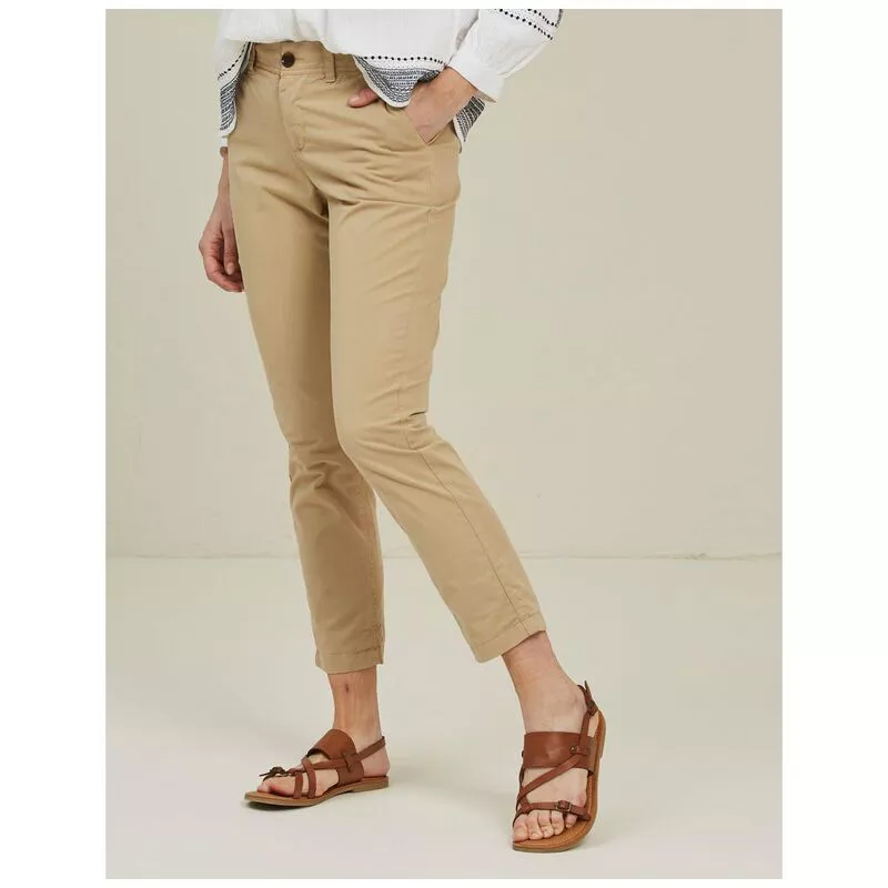 FatFace Womens Devon Ankle Grazer Chinos Stone Sportpursuit