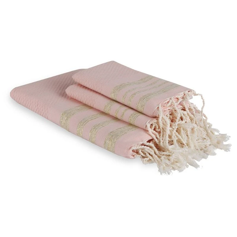 Febronie Hamptons Towel Powder Pink Gold Sportpursuit