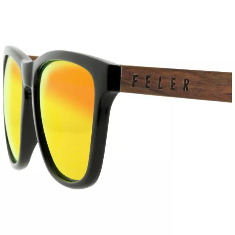 Feler Regular Hibrid 2 Polarised Sunglasses Black Red Sportpursuit