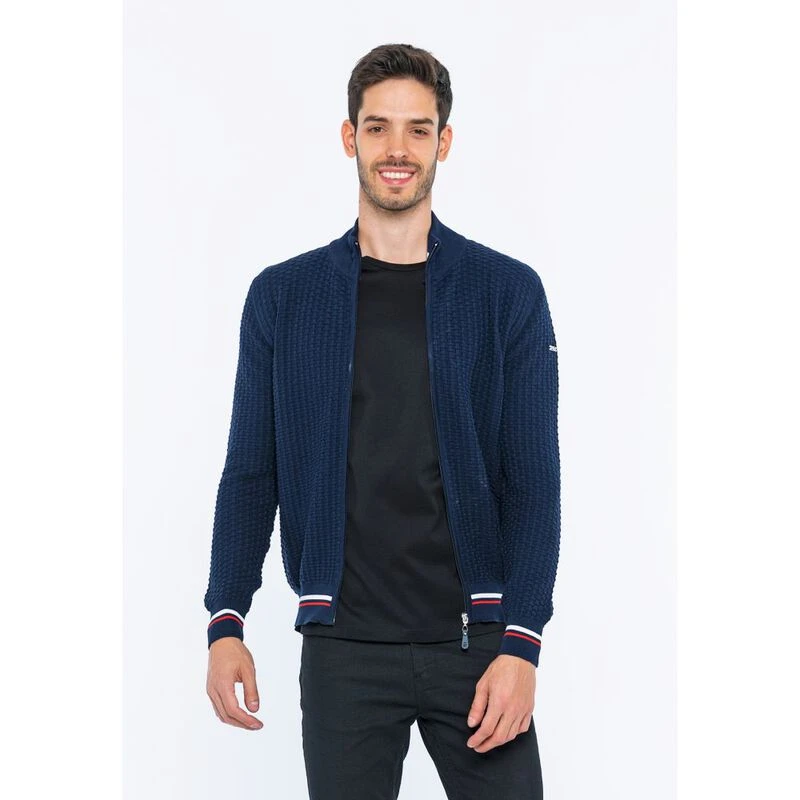 Felix Hardy Mens Zip Up Cardigan (Navy)