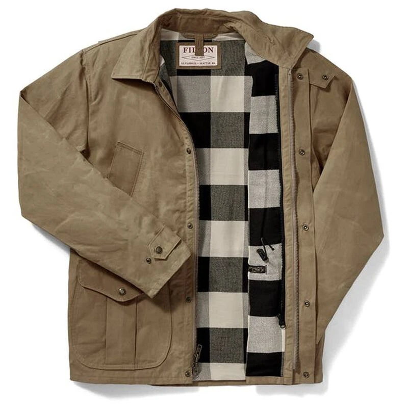 Filson Mens Polson Field Jacket Field Khaki Sportpursuit