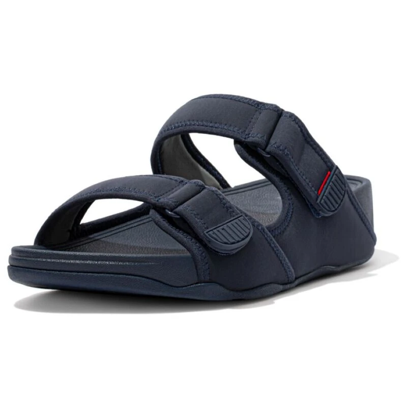 Amazon.com | FitFlop FS7399-070 LULU Crystal-Circlet Leather Toe-Post  Sandals Midnight Navy US09 | Flip-Flops