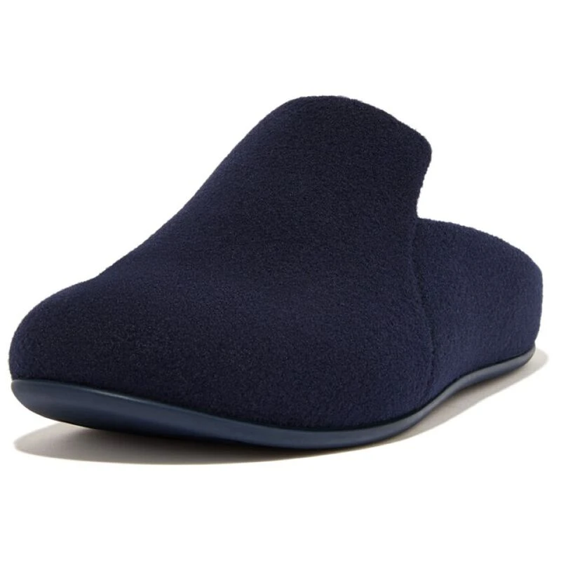 Fitflop Womens Chrissie Ii Haus Felt Slippers Midnight Navy Sportp
