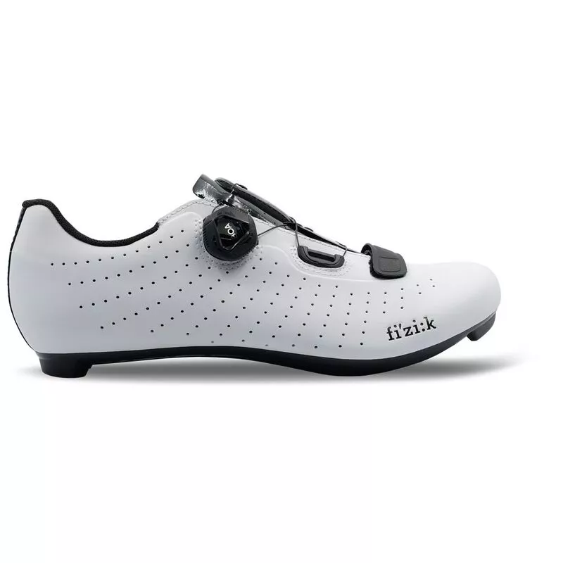 Fizik Tempo R5 Overcurve Road Cycling Shoes (White/Black) | Sportpursu
