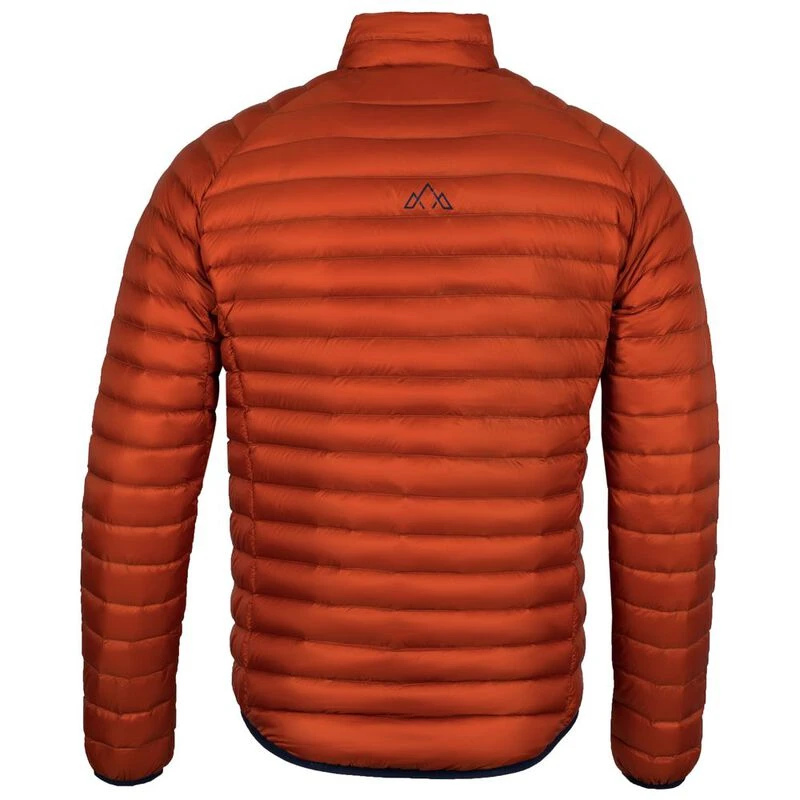 Fjern Mens Aktiv Hoodless Down Jacket Burnt Orange Navy Sportpursu
