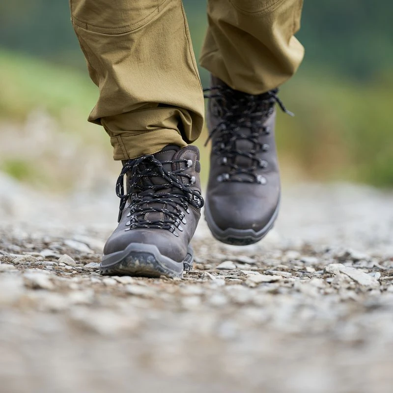 Fjern Mens Strova Hiking Boots Dark Brown Sportpursuit