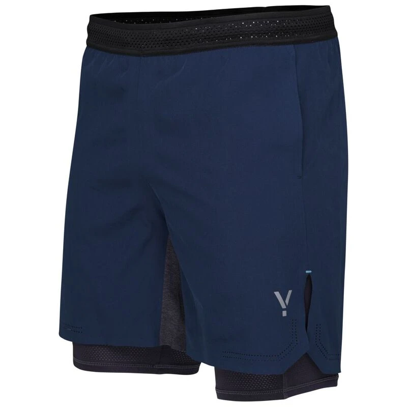 Flyte Mens Swift 2-In-1 Shorts (Navy) | Sportpursuit.com