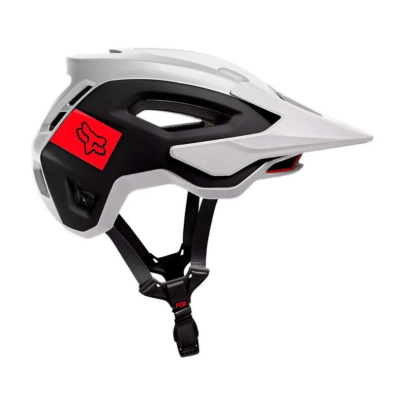 Fox Casque VTT Speedframe Pro Blocked Homme Blanc Noir privatespor