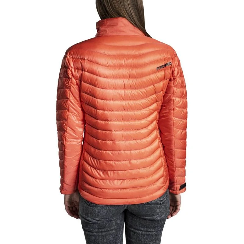 Fundango Womens Rauris Down Jacket (Coral) | Sportpursuit.com