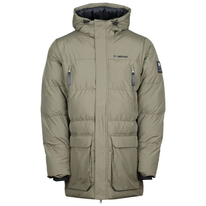 Fundango Mens Spirit Puffer Jacket (Olive) | Sportpursuit.com