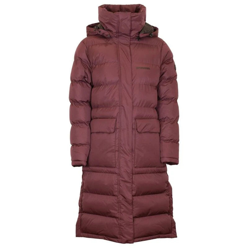 Fundango Womens Sabina Padded Jacket Aubergine Sportpursuit