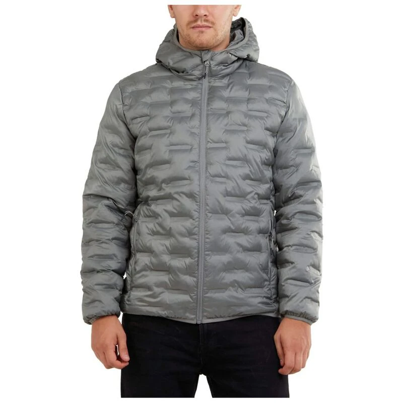 Fundango Mens Smoke Hooded Jacket Rhino Sportpursuit