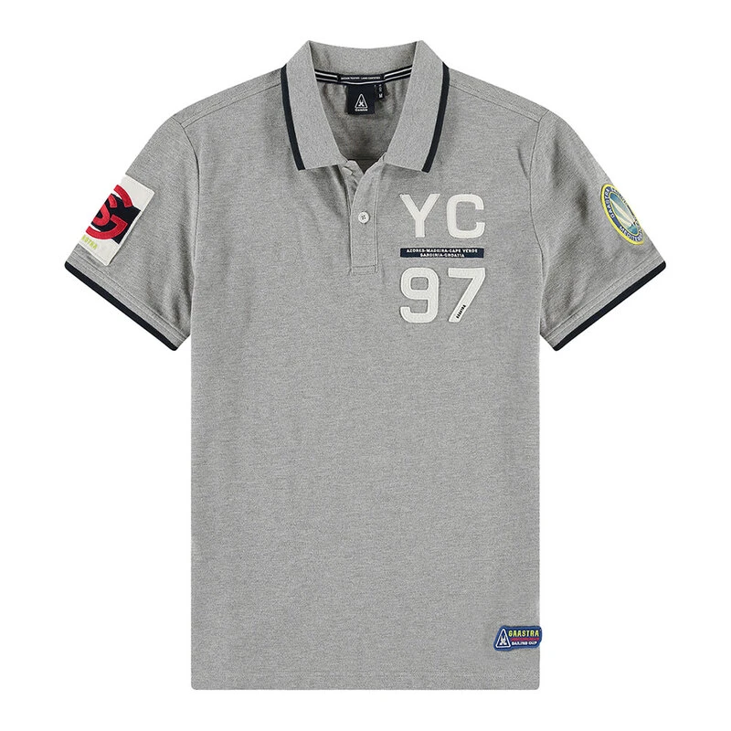 GAASTRA Mens Gili Polo Grey Sportpursuit