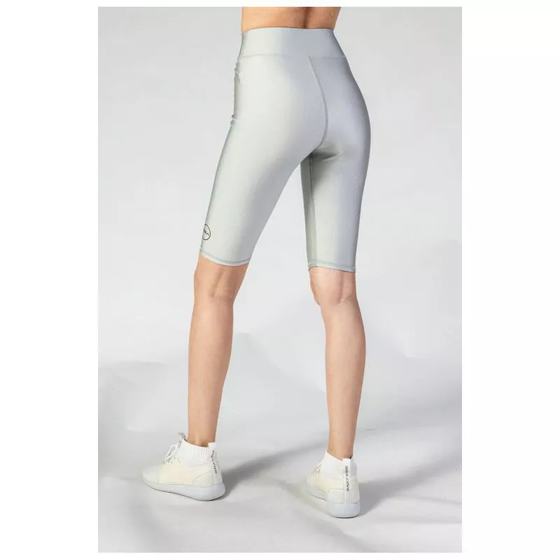 GSA Sport Womens Glow Bike Shorts Silver Gray Sportpursuit