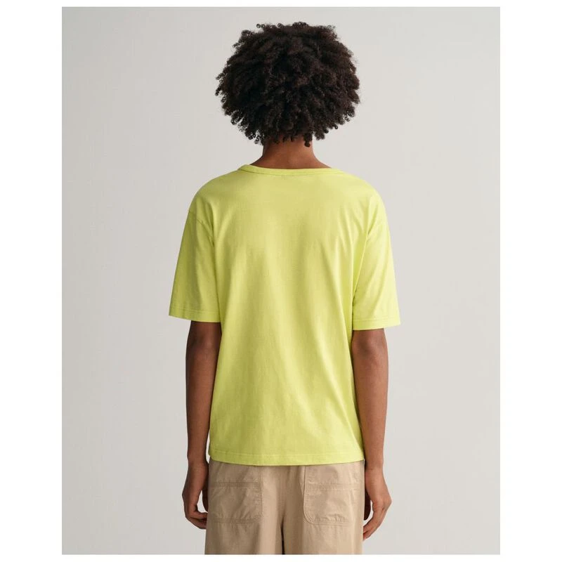 Gant Mens Gant Icon T-Shirt (Lime) | Sportpursuit.com