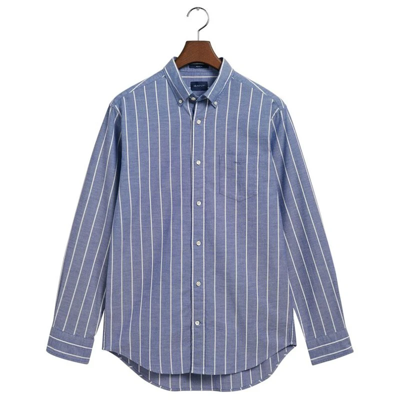 Gant Oxford Stripe Heren Overhemd Blauw privatesportshop